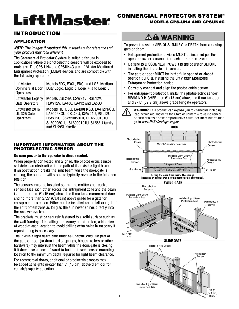 Image de la première page du manuel de l'appareil CPSUN4G