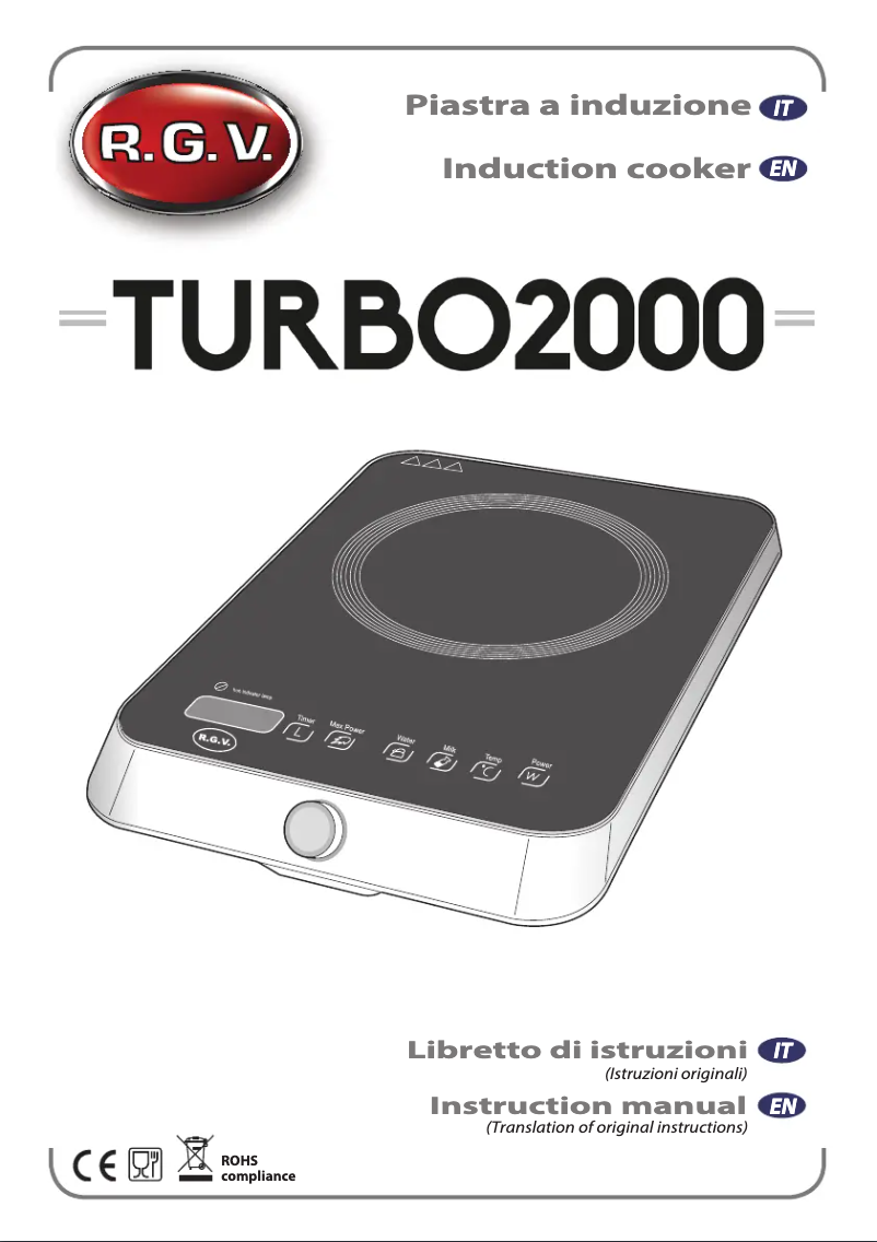 Page n°1 - Manuel utilisateur RGV Turbo 2000