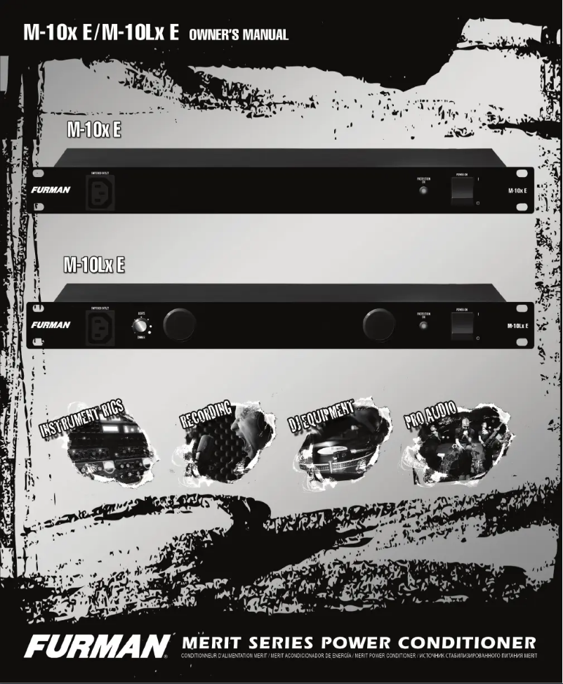 Página 1 del manual Manual de usuario Furman M-10LX E