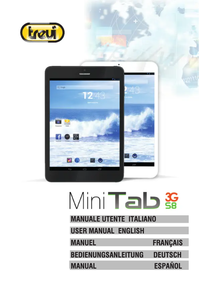 Image de la première page du manuel de l'appareil MiniTab 3G S8