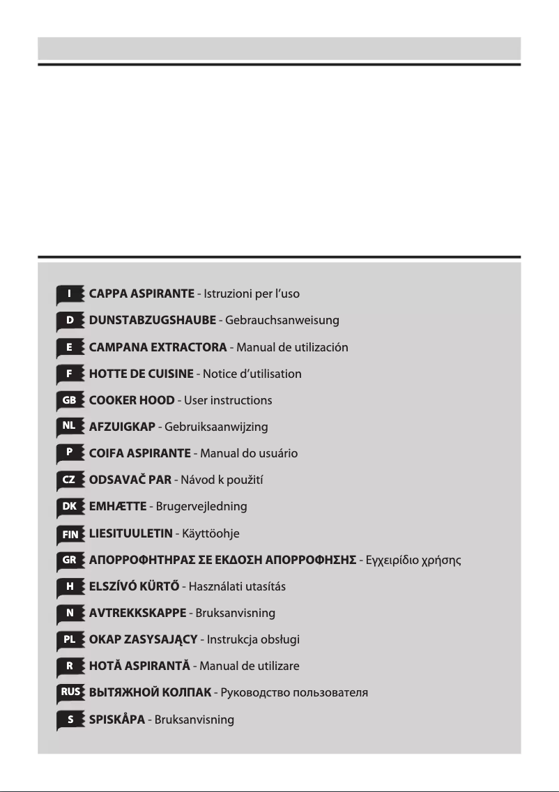 Page n°1 - Manuel utilisateur Belling 800 TI