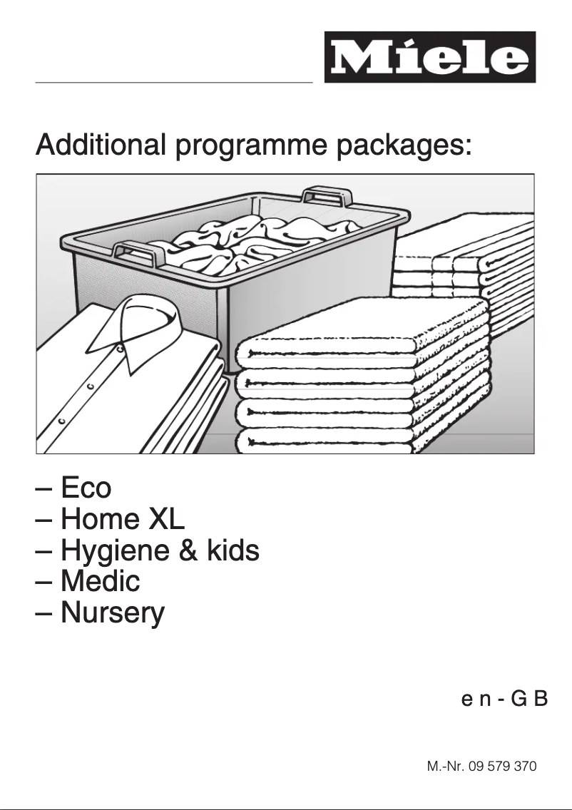 Page 1 de la notice Manuel utilisateur Miele Supertronic W 5000 WPS