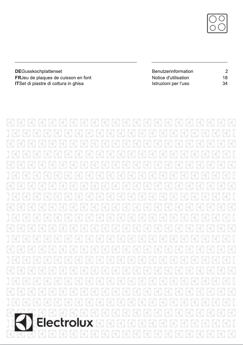 Page 1 de la notice Manuel utilisateur Electrolux PS+B302