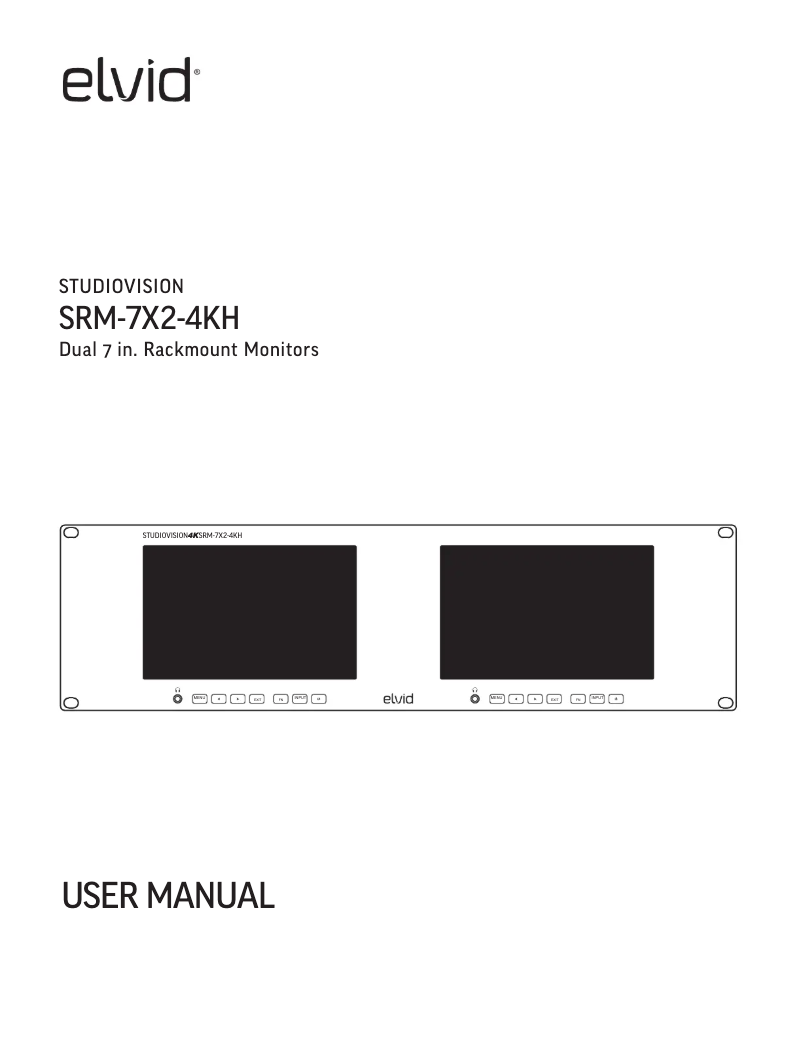 Image de la première page du manuel de l'appareil SRM-7X2-4KH