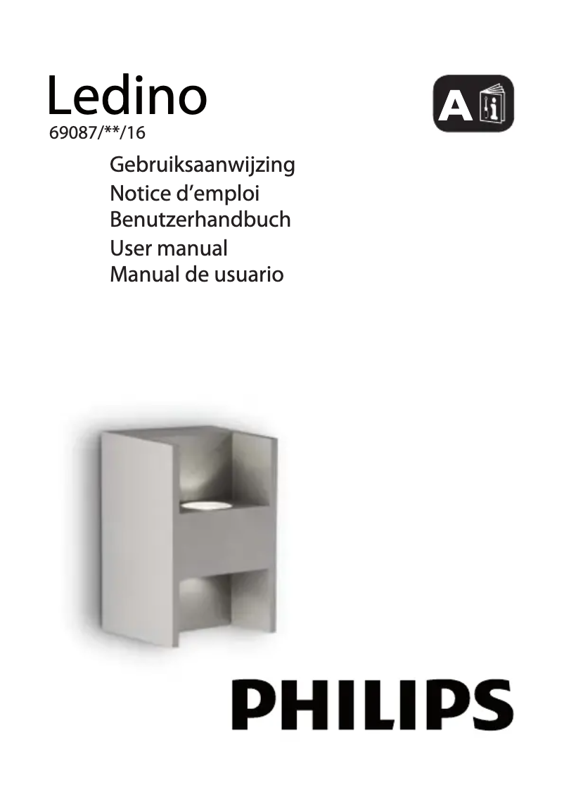 Page n°1 - Manuel utilisateur Philips Ledino 690873116