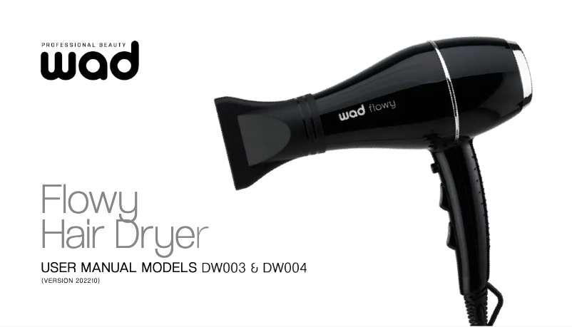 Image de la première page du manuel de l'appareil Flowy