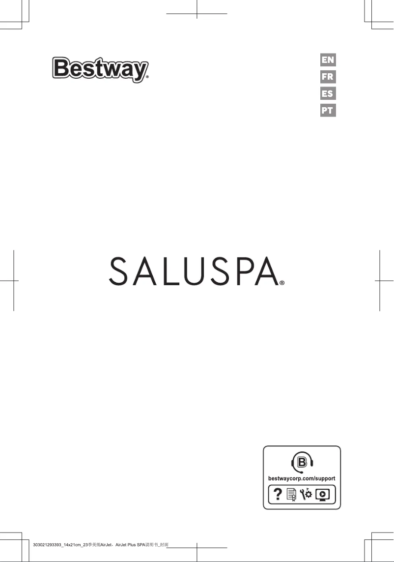 Page 1 de la notice Manuel utilisateur Bestway SaluSpa 60222