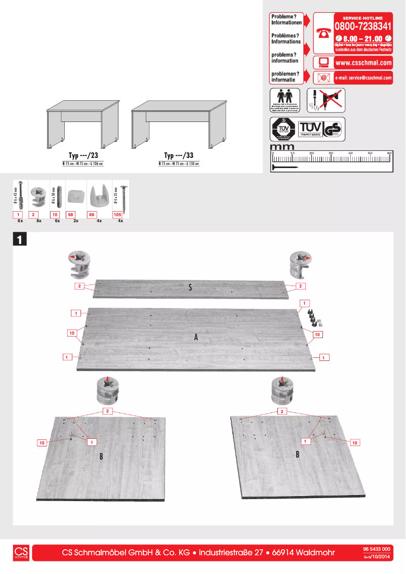 Page 1 de la notice Manuel utilisateur Wehkamp Mika