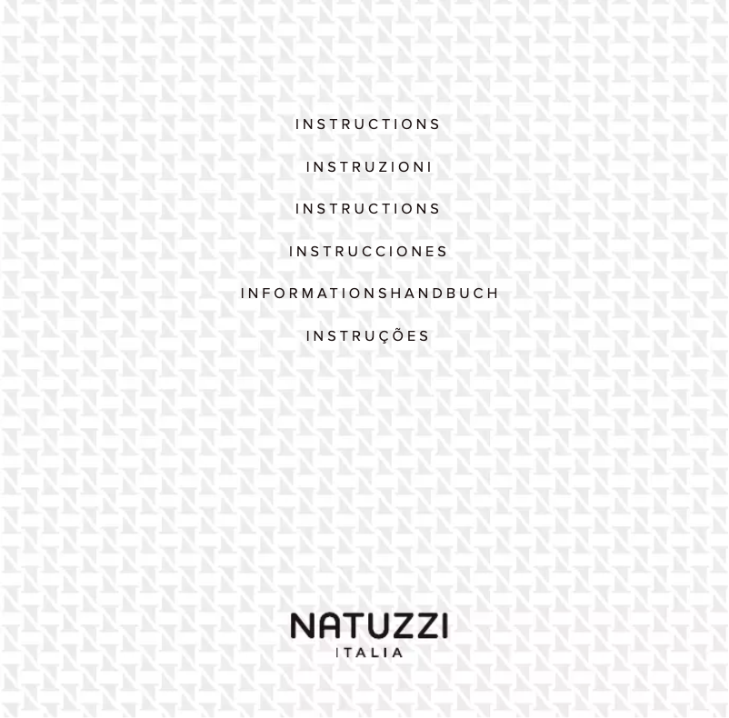 Page n°1 - Manuel utilisateur Natuzzi Diesis