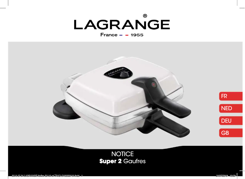Page n°1 - Manuel utilisateur Lagrange Super 2