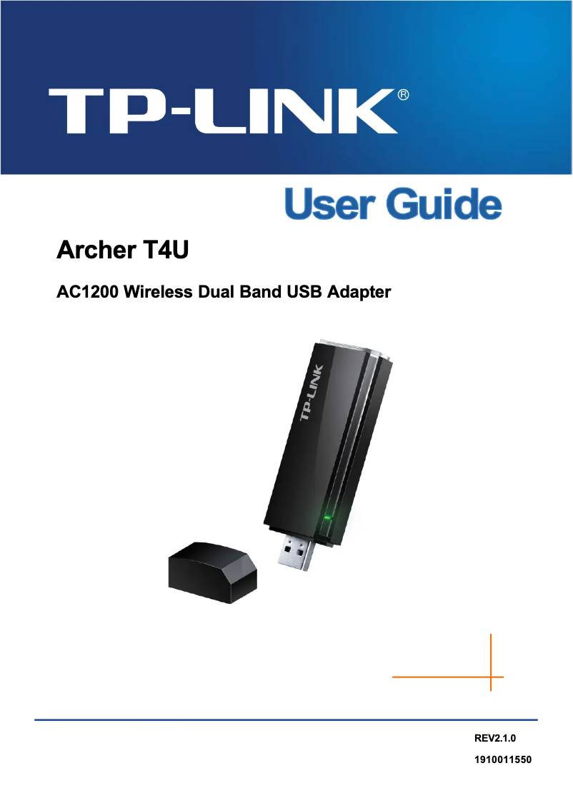 Page 1 de la notice Manuel utilisateur TP-Link Archer T4U