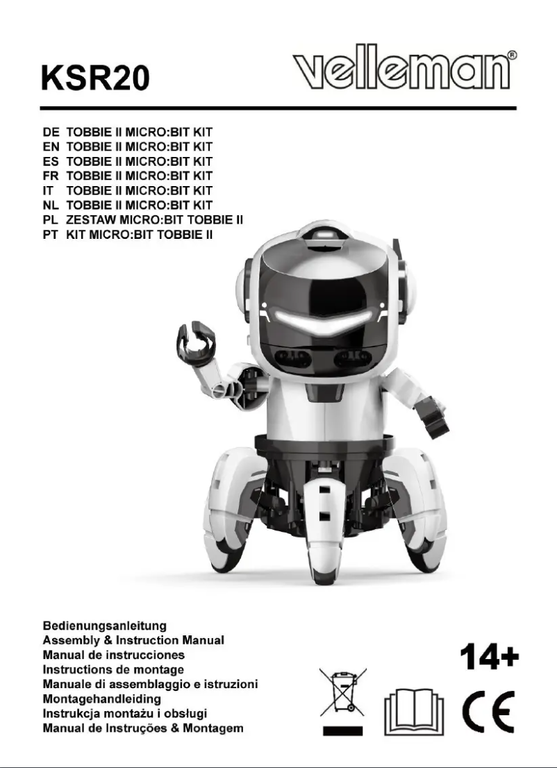 Imagen de la primera página del manual del dispositivo KSR20