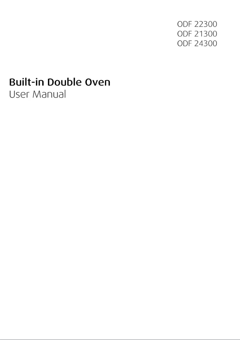 Page 1 de la notice Manuel utilisateur Beko ODF24300