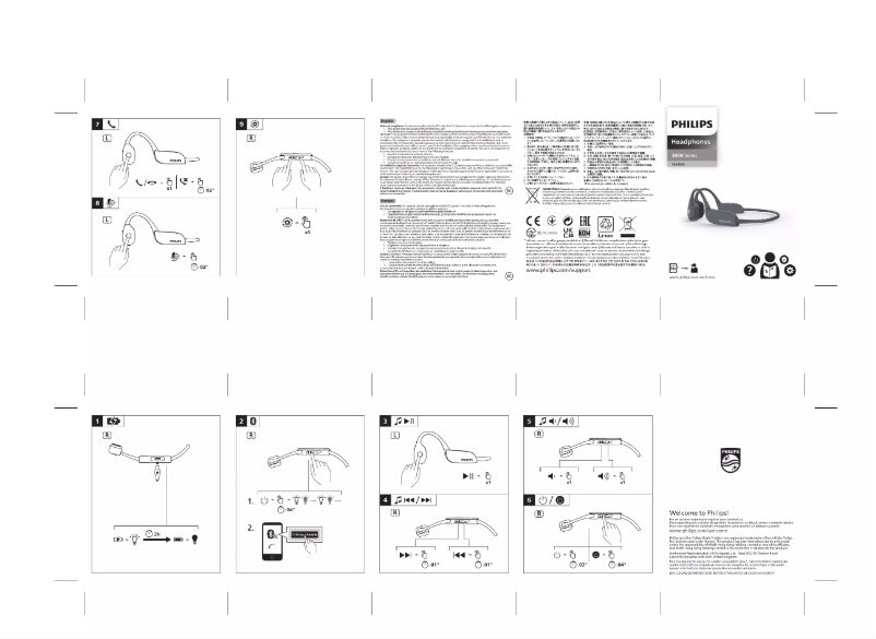Page 1 of the manual Quick Start Guide Philips TAA3609