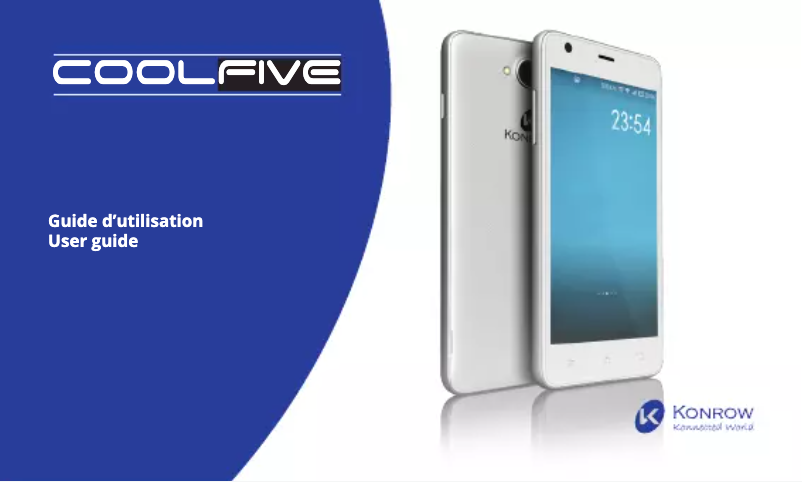 Page n°1 - Manuel utilisateur Konrow Cool Five