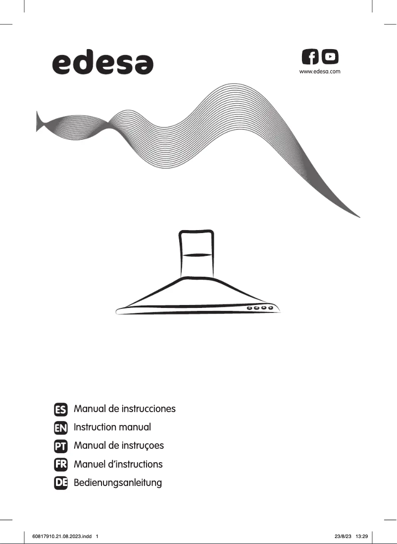 Page n°1 - Manuel utilisateur Edesa ECH-98320 GWH