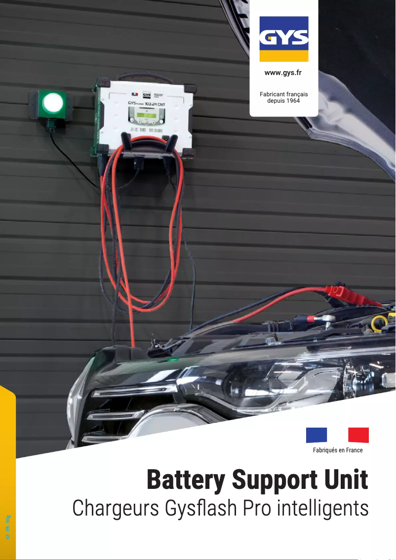 Image de la première page du manuel de l'appareil Gysflash 101.12 CNT FV