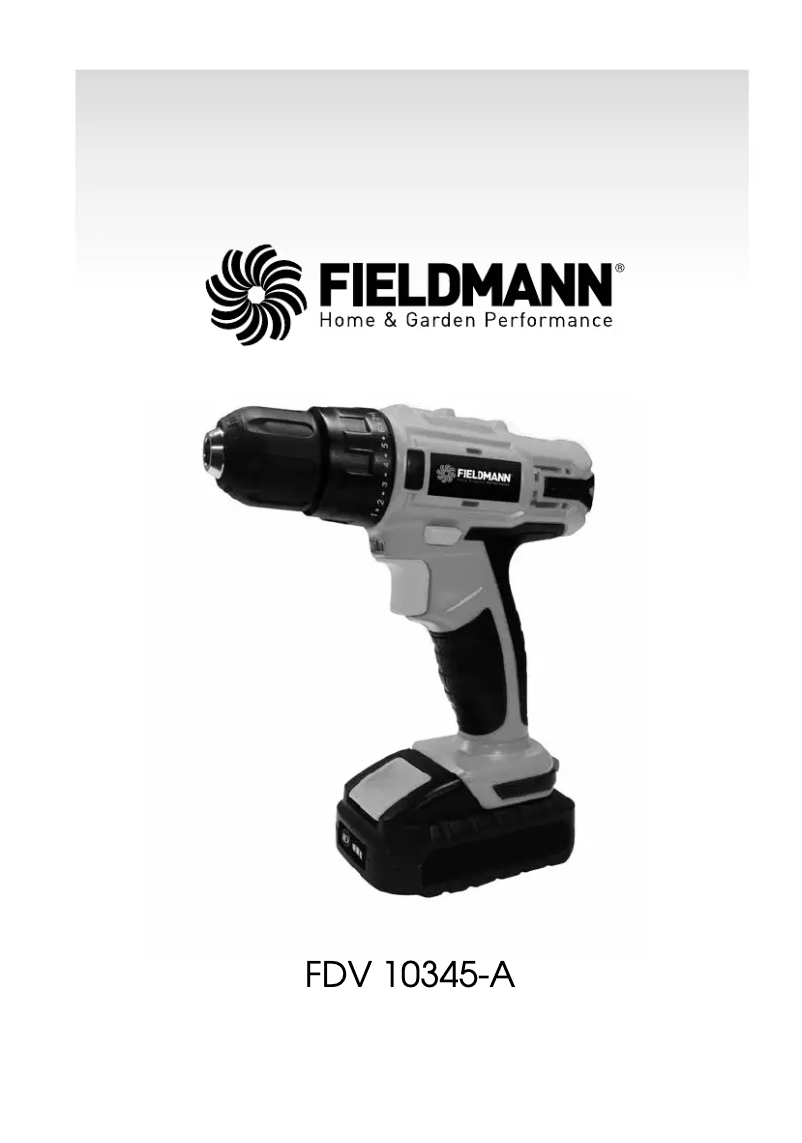 Page 1 de la notice Manuel utilisateur Fieldmann FDV 10345-A