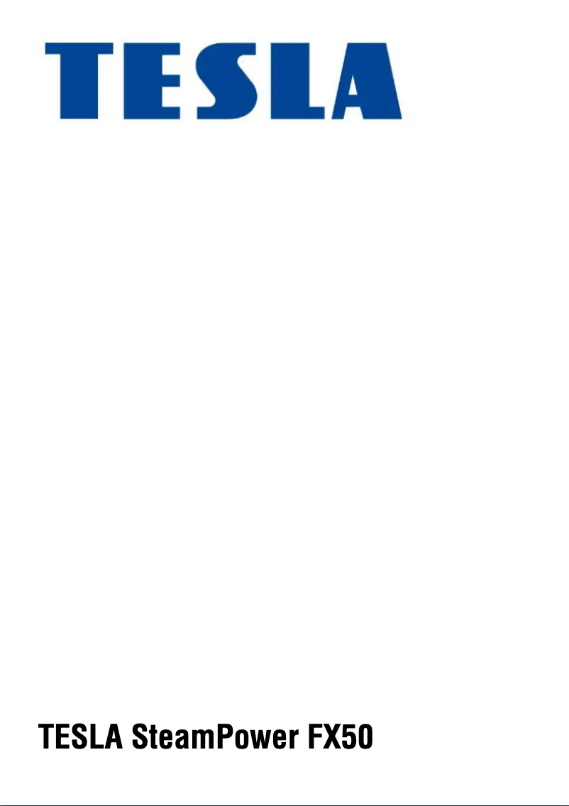 Página 1 del manual Manual de usuario Tesla StreamPower FX50