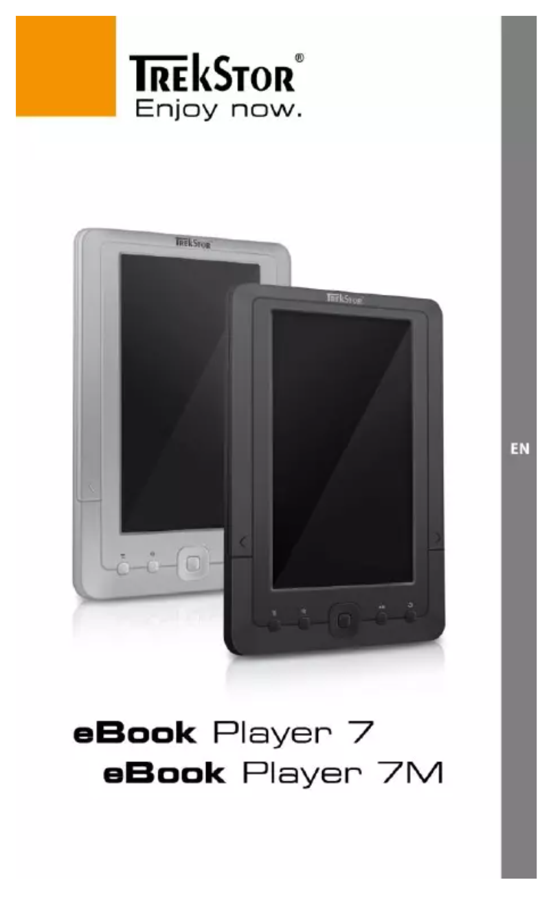 Page n°1 - Manuel utilisateur TrekStor eBook Player 7