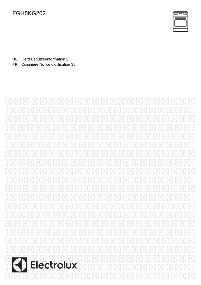 Image de la première page du manuel de l'appareil FGH5KG202