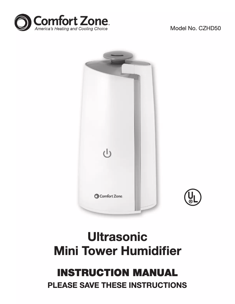 Image de la première page du manuel de l'appareil CZHD50