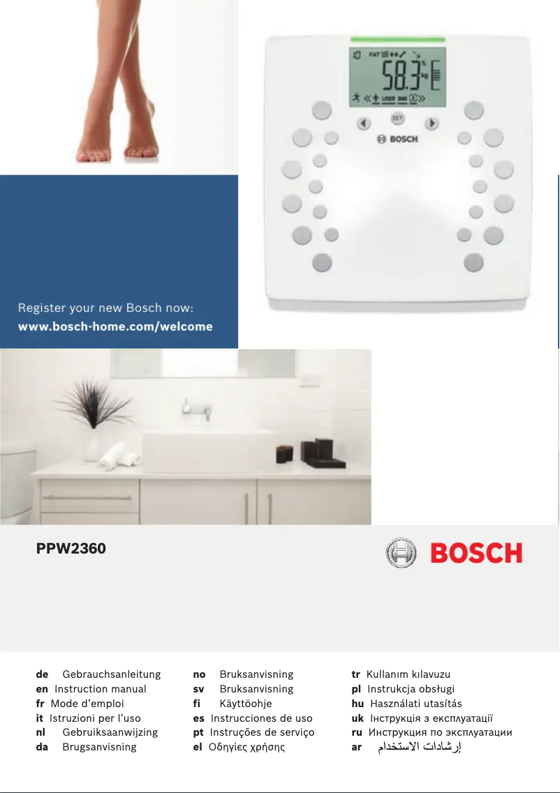 Página 1 del manual Manual de usuario Bosch PPW2360 AxxenceAnalysis Graphic