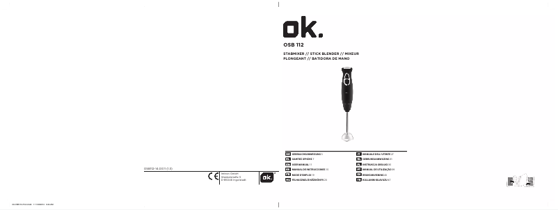 Image de la première page du manuel de l'appareil OSB 112