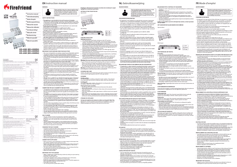 Page 1 de la notice Manuel utilisateur Brixton KO-6382DU