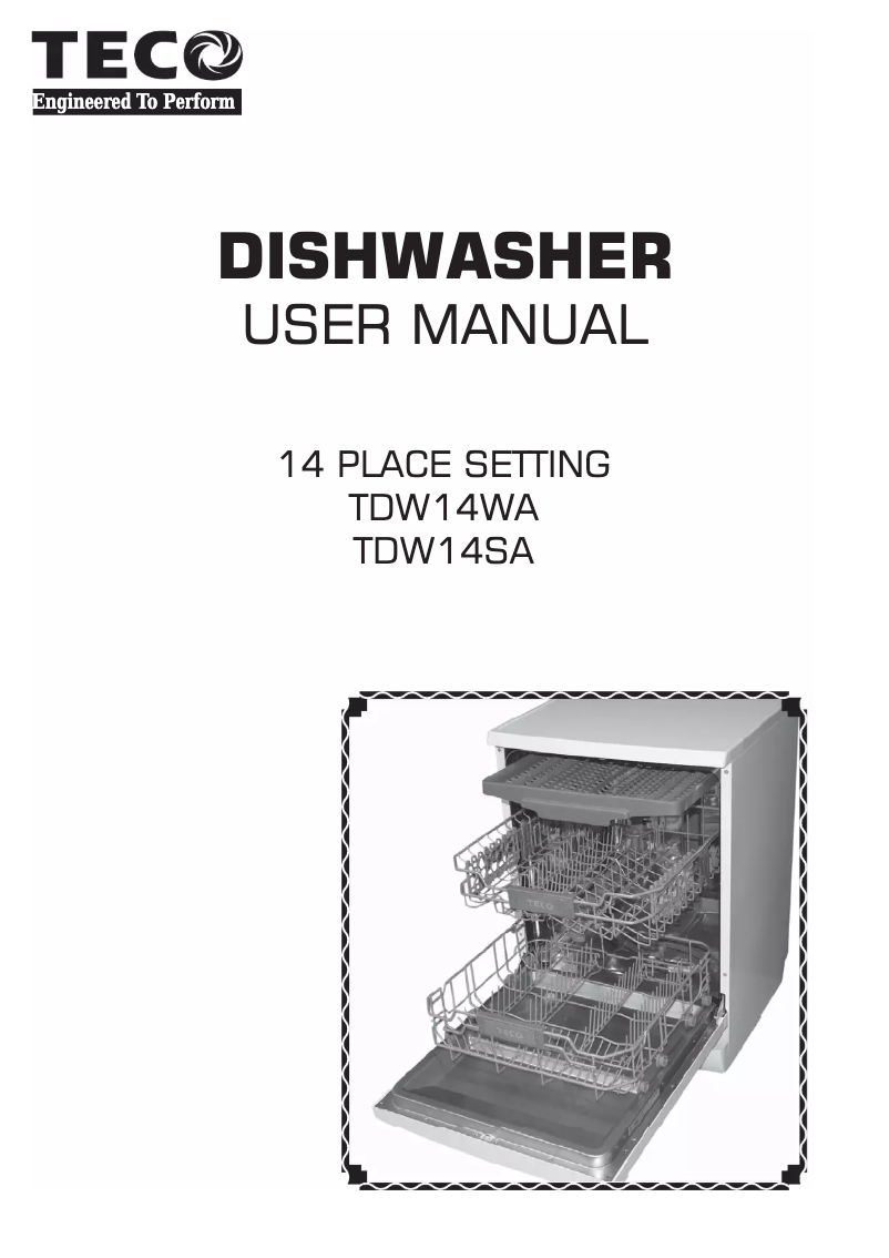 Page 1 de la notice Manuel utilisateur Teco TDW14WA