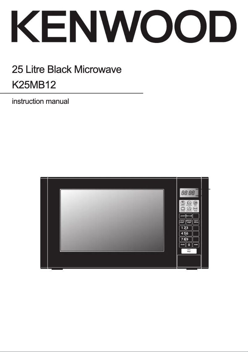 Page 1 de la notice Manuel utilisateur Kenwood K25MB12