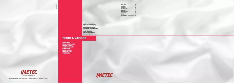 Page n°1 - Manuel utilisateur Imetec Titanox K106