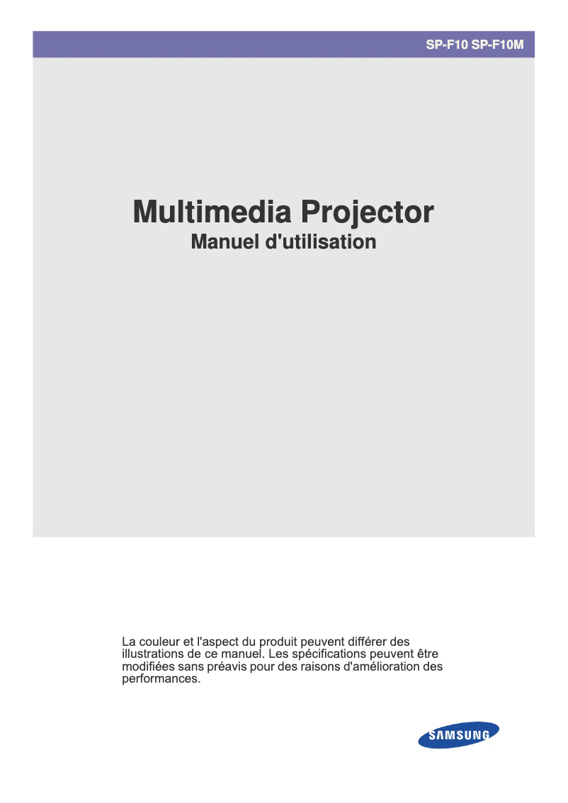 Page n°1 - Manuel utilisateur Samsung F10M