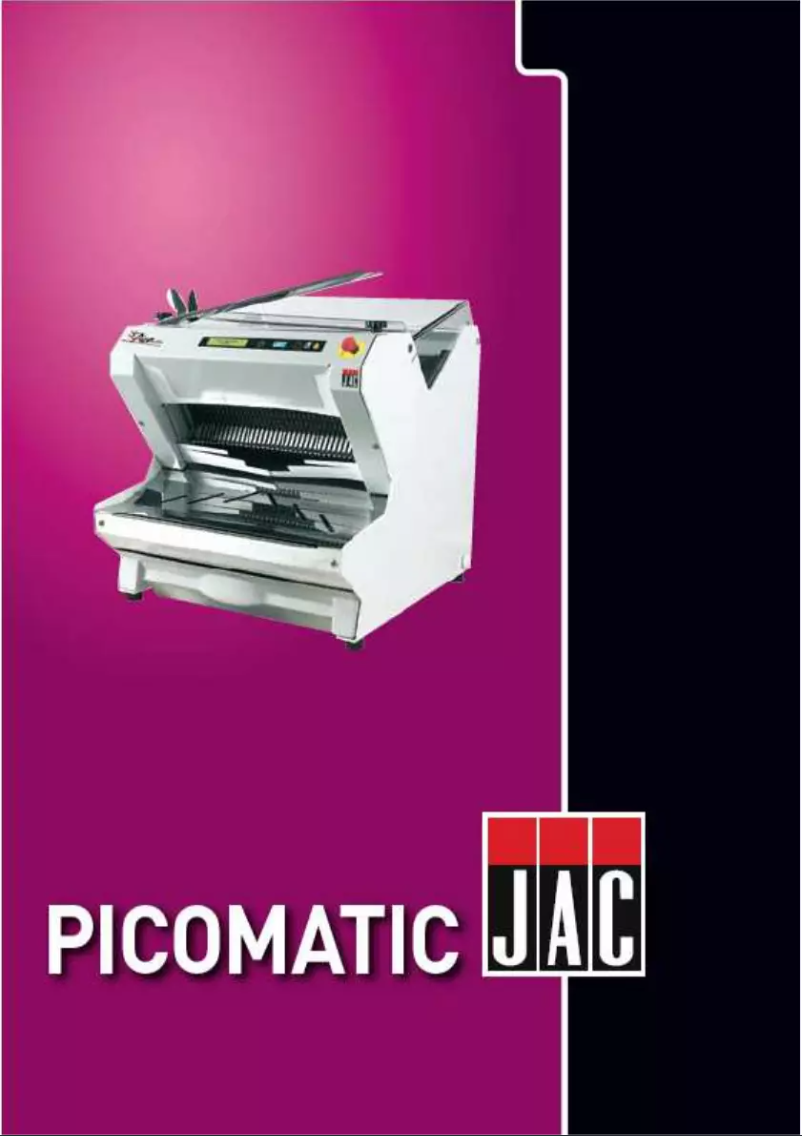 Page n°1 - Manuel utilisateur JAC Picomatic