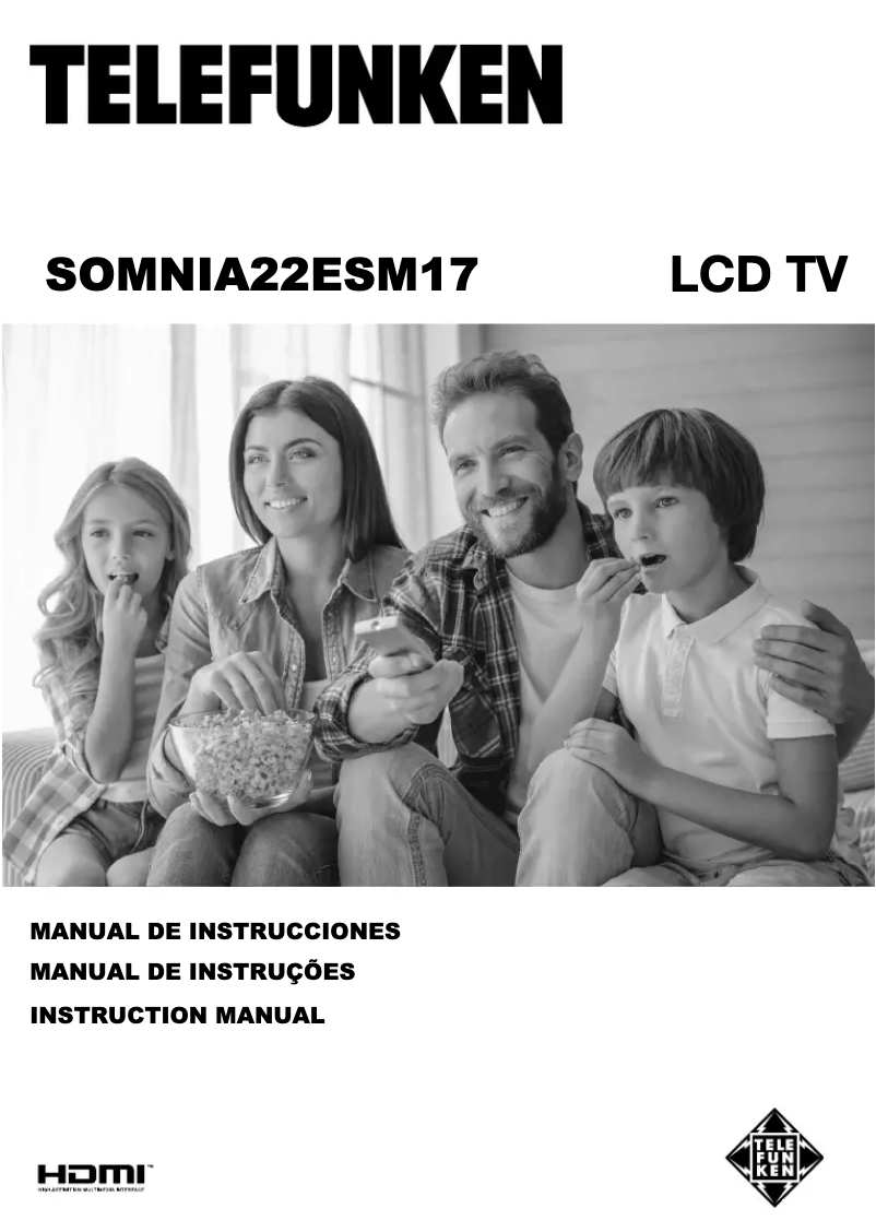 Page n°1 - Manuel utilisateur Telefunken SOMNIA22ESM17