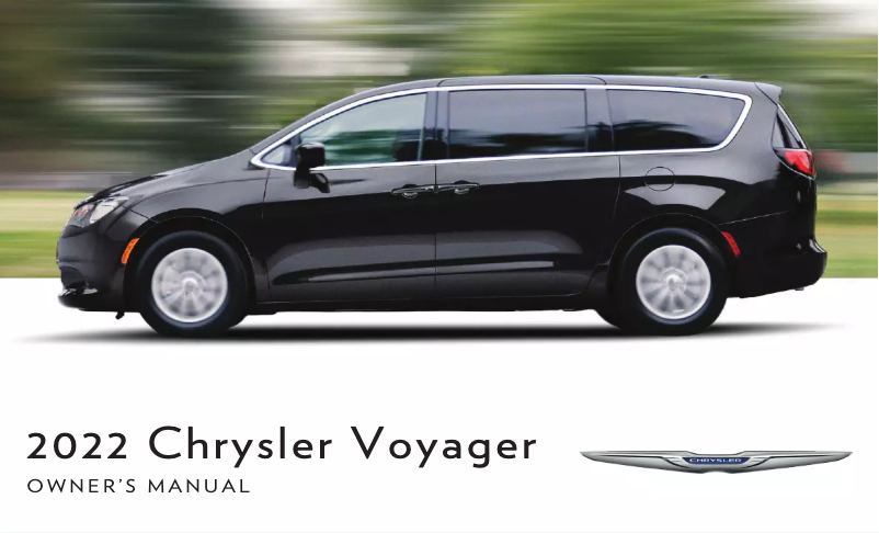 Page 1 de la notice Manuel utilisateur Chrysler Voyager (2022)