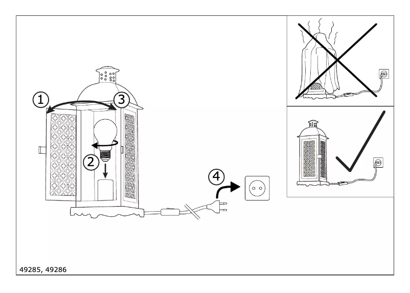 Page n°1 - Manuel utilisateur Eglo Vintage Winsham