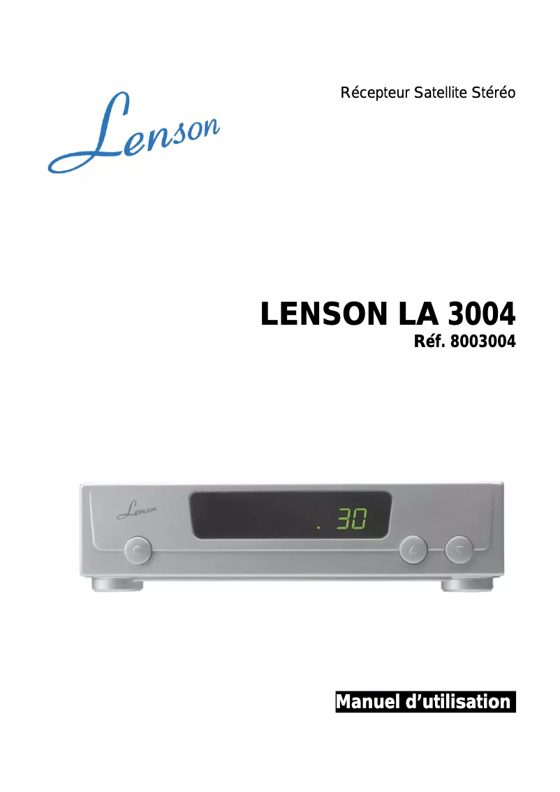 Imagen de la primera página del manual del dispositivo LA 3004