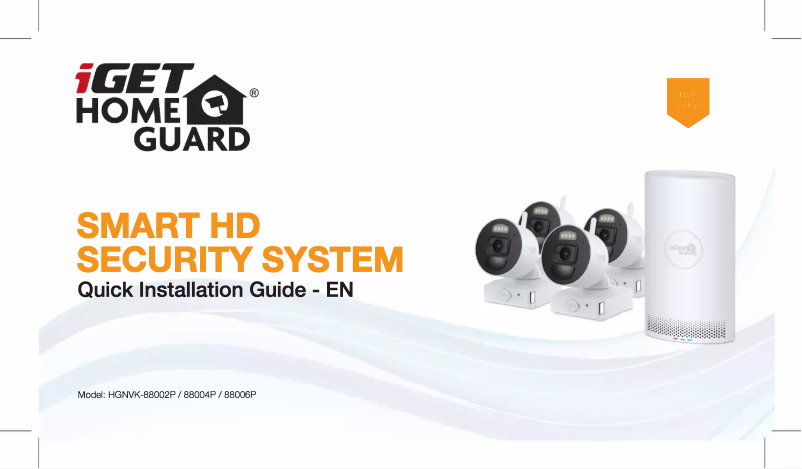 Page 1 de la notice Manuel utilisateur iGET HGNVK-88004P