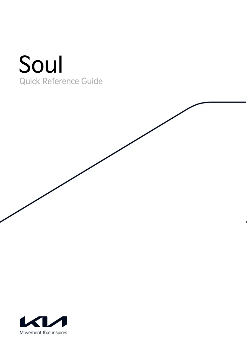 Page 1 de la notice Manuel utilisateur Kia Soul EV (2022)