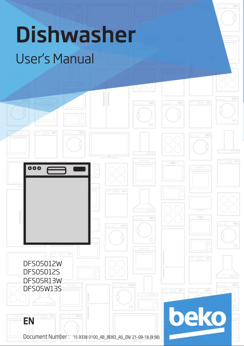Image de la première page du manuel de l'appareil DFS05012W
