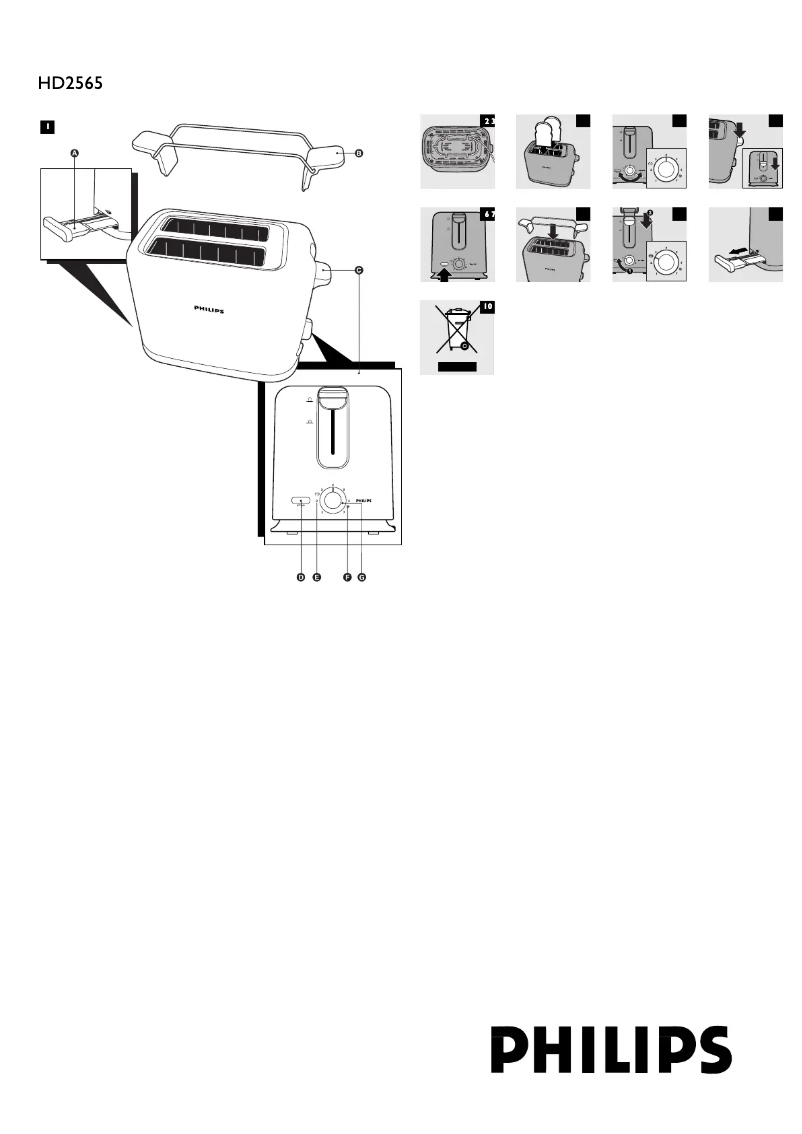 Página 1 del manual Manual de usuario Philips HD2565