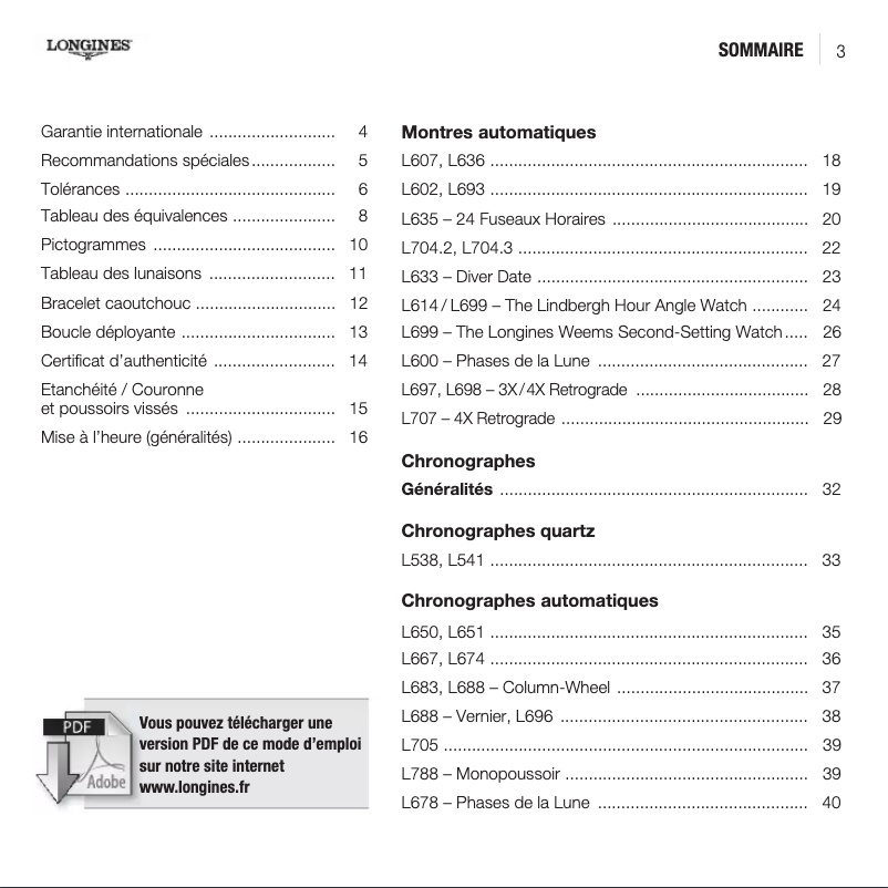 Imagen de la primera página del manual del dispositivo L636 Automatic