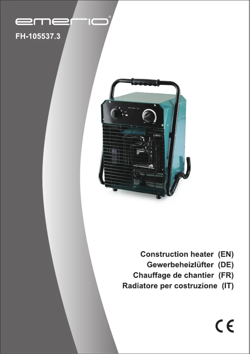 Imagen de la primera página del manual del dispositivo FH-105537.3