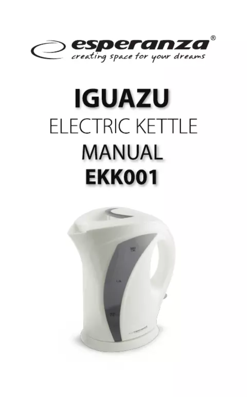 Page n°1 - Manuel utilisateur Esperanza Iguazu EKK010