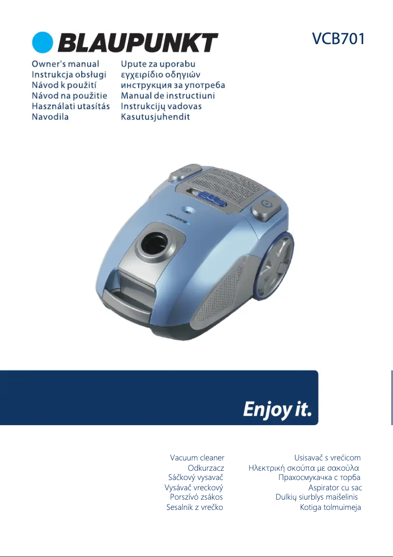 Image de la première page du manuel de l'appareil VCB701