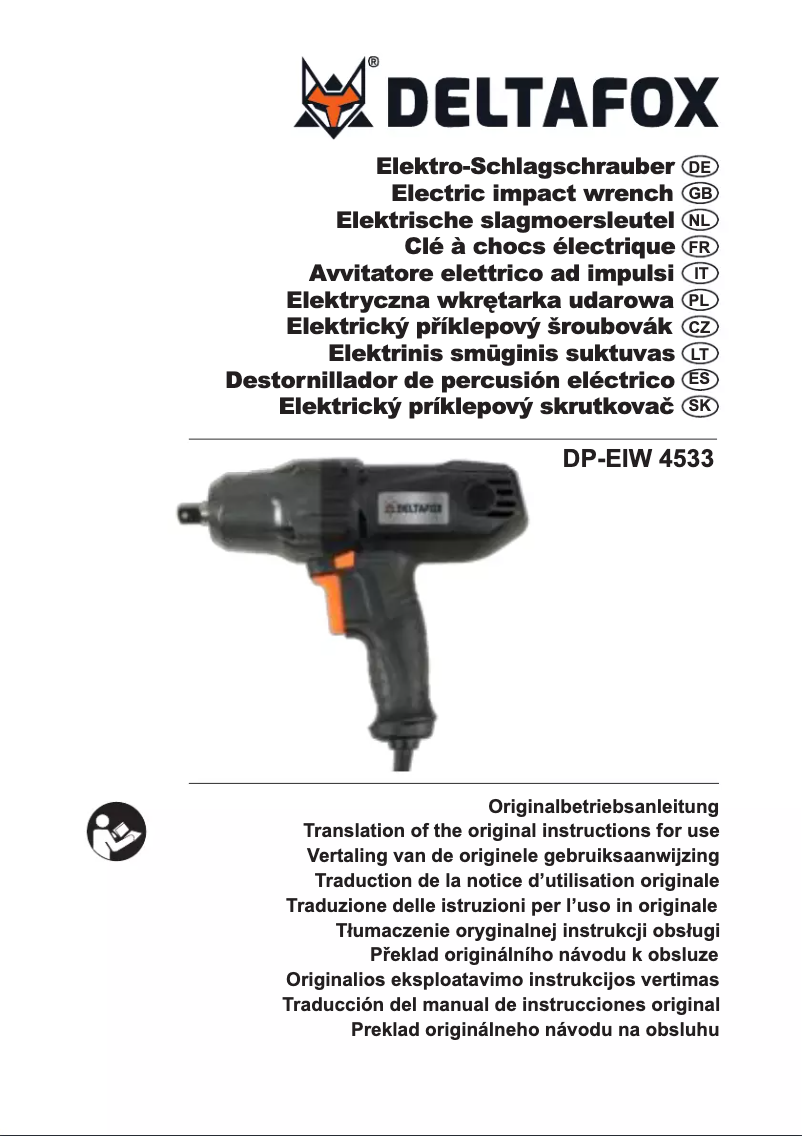 Page n°1 - Manuel utilisateur Deltafox DP-EIW 4533