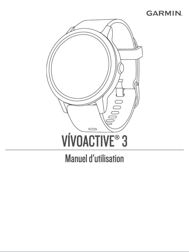 Image de la première page du manuel de l'appareil Vívoactive 3