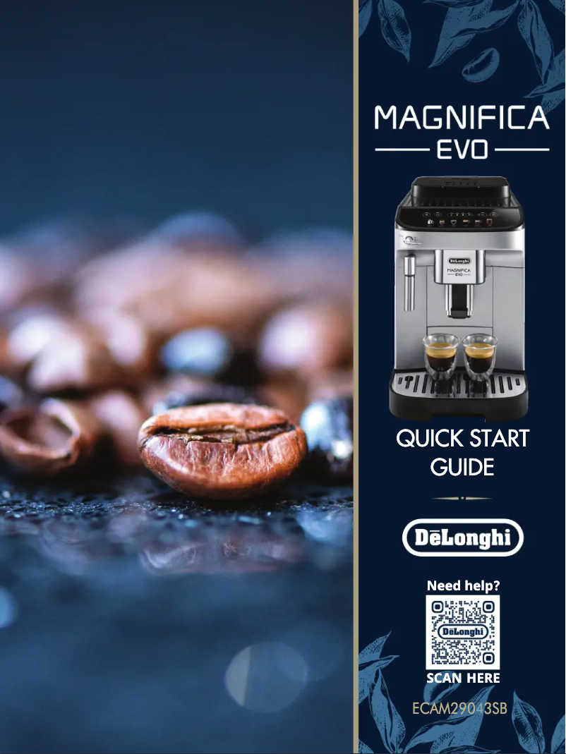 Page n°1 - Manuel utilisateur DeLonghi Magnifica Evo ECAM29043SB