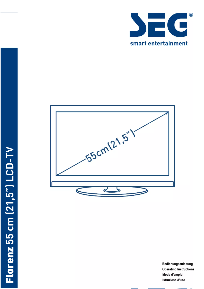 Page 1 de la notice Manuel utilisateur SEG Florenz